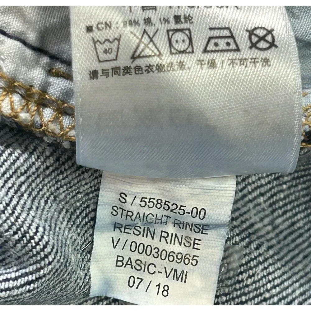 Gap Mens Jeans Size 34x30 Blue Straight Fit Denim Guys Workwear Grunge Western